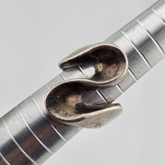 STERLING SILVER Ring MCM MODERN MODERNIST Koppel Abstract SIGNED HEAVY 6.5 VTG - Picture 2 of 13